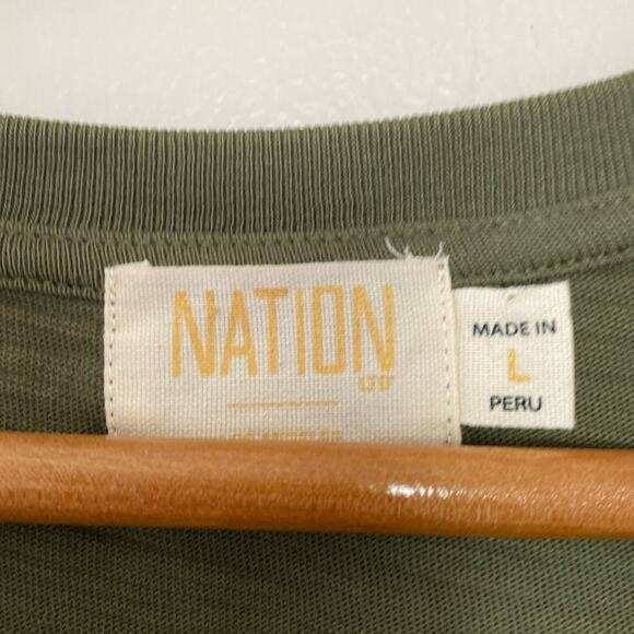 Anthropologie Nation LTD Evangeline Belted Dress Ivy Size L - Picture 8 of 14